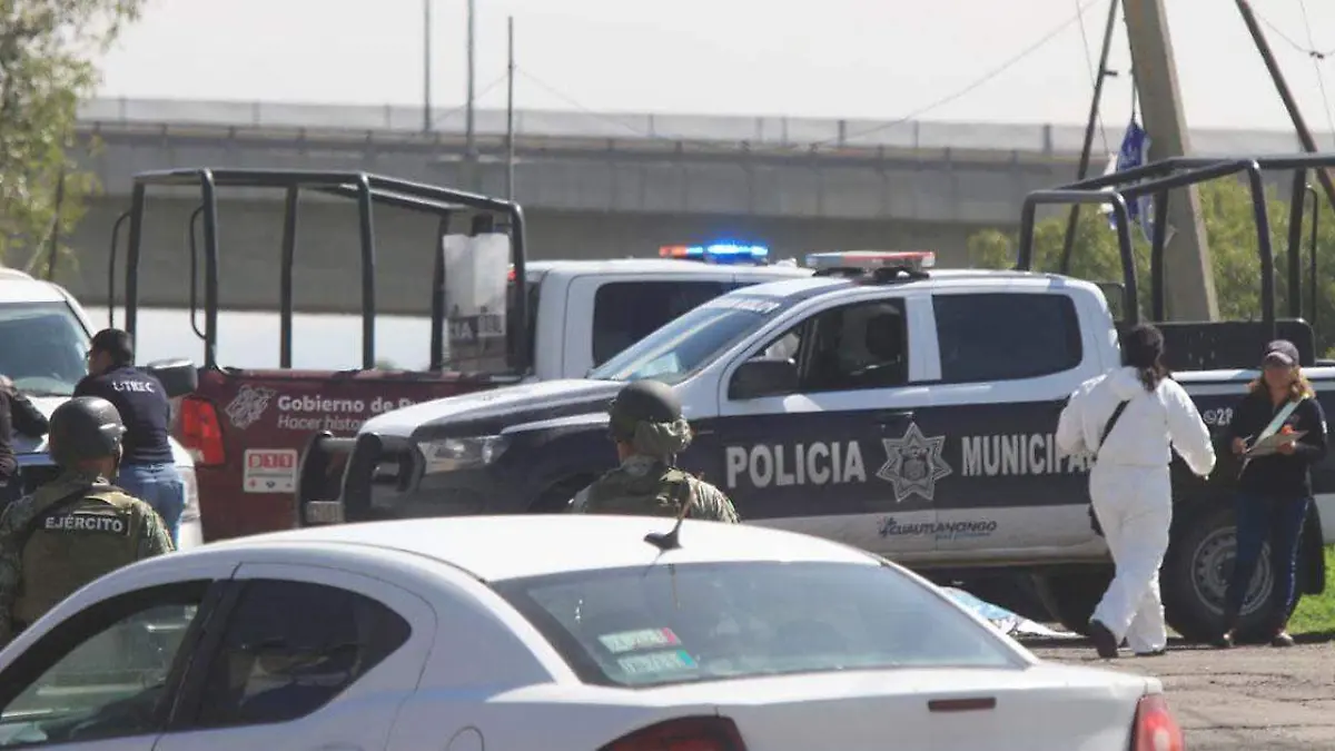 Fue encontrado un cuerpo embolsado en las inmediaciones de la unidad habitacional Volkswagen 2 en el municipio de Cuautlancingo